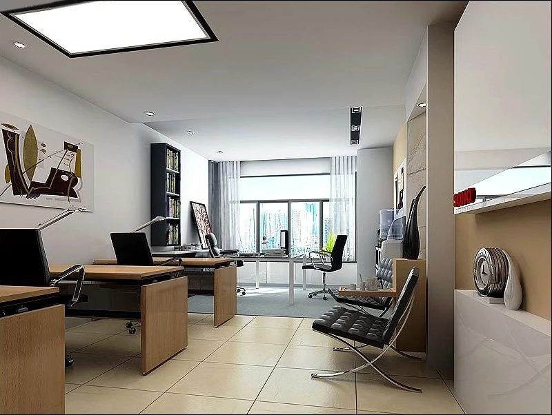 modern office 3D Model .c4d .max .obj .3ds .fbx .stl .blend 