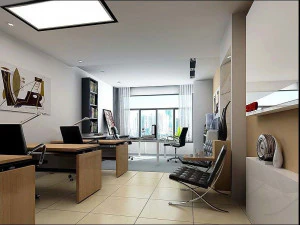 modernes B&uuml;ro 3D Modell