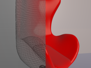 swan chair 3D Model