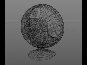 egg chair 3D मॉडल