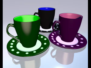 一杯のコーヒー 3Dモデル