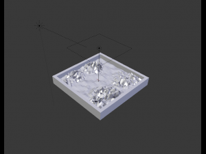 low poly basic valley 3D मॉडल
