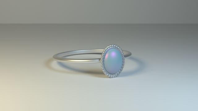 opal ring 3D मॉडल .c4d .max .obj .3ds .fbx .stl .blend