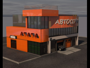 car service 3D Model