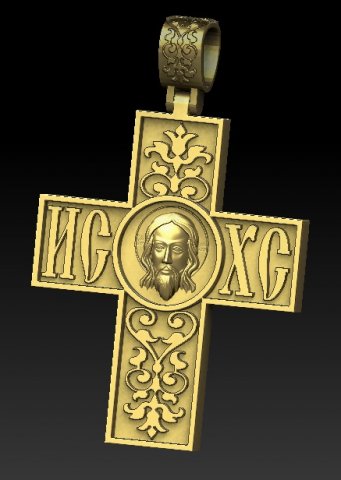 orthodoxcross 3D Модель .c4d .max .obj .3ds .fbx .stl .blend 