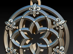 pendant baroque 3D Model