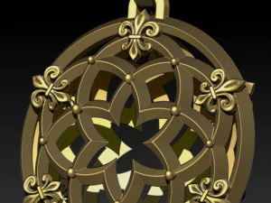 pendant baroque 3D Model