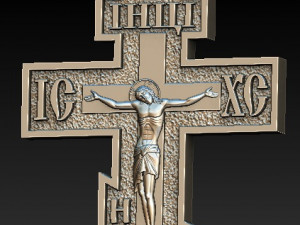 big orthodox cross 3D Model