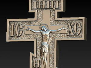 大きな正統派の十字架 3Dモデル