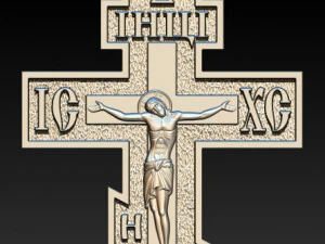 big orthodox cross 3D Model