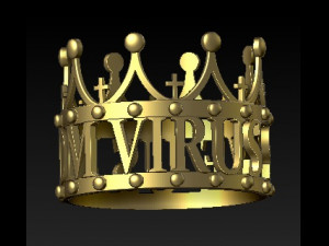 coronavirus ring 3D मॉडल