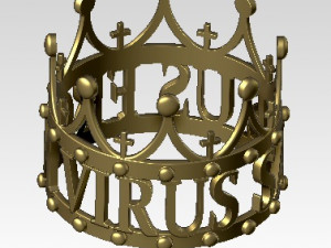 coronavirus ring 3D मॉडल