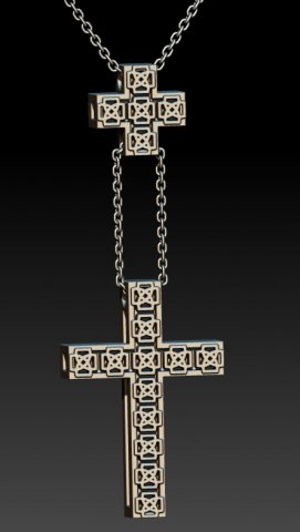 cross Modelo 3D .c4d .max .obj .3ds .fbx .stl .blend 