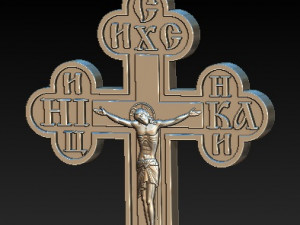 medium orthodox cross Modèle 3D