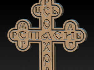 medium orthodox cross Modèle 3D