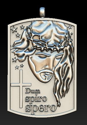 jesuspendant 3D 模型 .c4d .max .obj .3ds .fbx .stl .blend