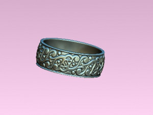 celtic style ring 3D 모델