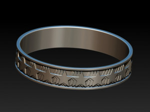 star ring Modelo 3D