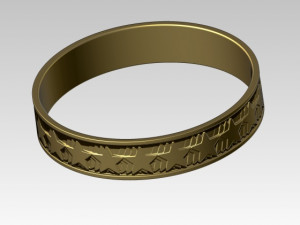 star ring Modelo 3D
