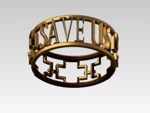 cross ring Modèle 3D