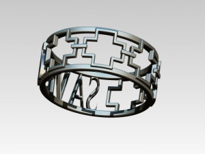 cross ring Modèle 3D