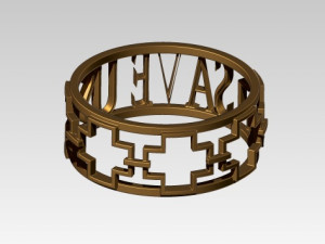 cross ring Modèle 3D