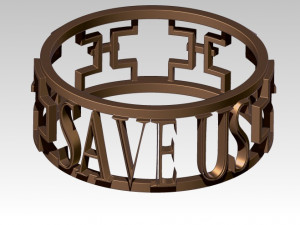 cross ring Modèle 3D