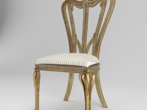 chair classic 3D मॉडल