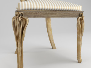 chair classic 3D मॉडल
