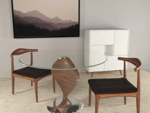 grupo de jantar Modelo 3D