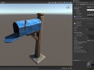 Stylized Village Mailbox 3D 모델