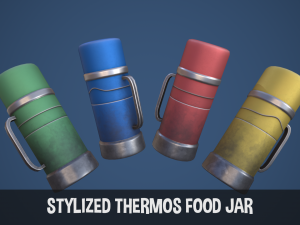 Camping Thermos - 3D Model by iQuon