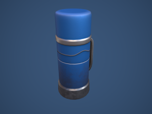 Stylized Thermos Food Jar Modèle 3D