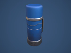 Stylized Thermos Food Jar 3D Model