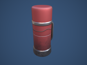 Stylized Thermos Food Jar Modèle 3D