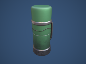 Stylized Thermos Food Jar Modèle 3D
