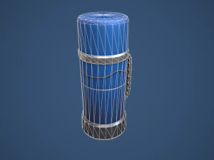 Stylized Thermos Food Jar 3D Model