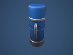 Stylized Thermos Food Jar 3D Model