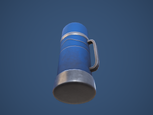 Stylized Thermos Food Jar Modèle 3D