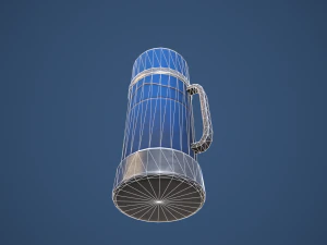 Stylized Thermos Food Jar 3D Model