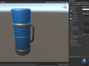 Stylized Thermos Food Jar 3D Model