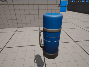 Stylized Thermos Food Jar 3D Model