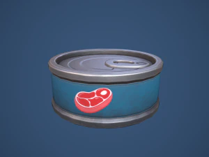 Stylized Canned Pet Food Small 3D Model