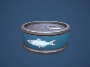 Stylized Canned Pet Food Small 3D Model