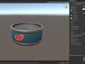 Stylized Canned Pet Food Small 3D Model