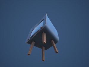 Stylized Retro TV 3D Model