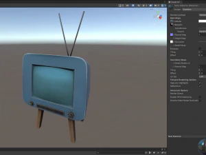 Stylized Retro TV 3D Model