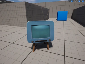 Stylized Retro TV 3D Model