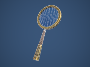Stylized Magnifying Glass 3D Model