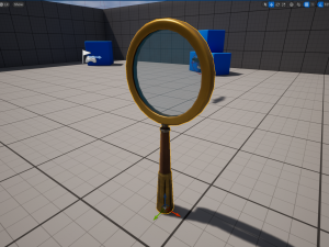 Stylized Magnifying Glass 3D Model